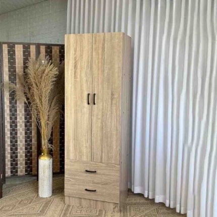 خزانة ملابس دفتين مع جوارير عدد 2