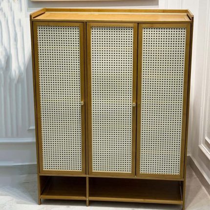 خزاين احذية خشب بامبو الترند